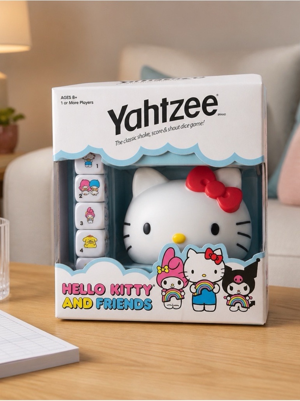 USAopoly Yahtzee Hello Kitty Friends Dice Game Age 8+ Kidcore 1+ Players Retro